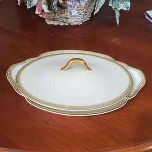 Haviland China Schleiger #629 Covered Serving/ vegetable dish
